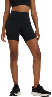 New Balance Sleek Pocket 6'' Legging Dames zwart