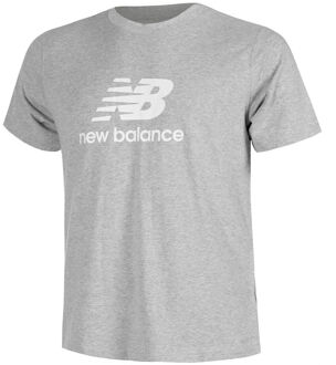 New Balance Small Logo Shirt Heren lichtgrijs - wit - M