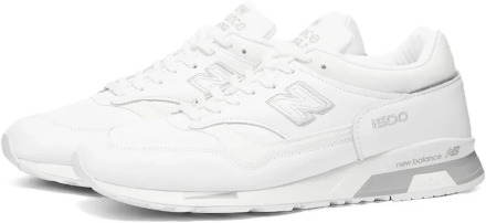 New Balance Sneakers met reliëflogo en metalen ketting New Balance , White , Heren - 39 1/2 Eu,38 1/2 EU
