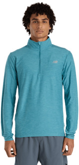 New Balance Space Dye 1/4 Zip Trainingspakken Heren - Teal - Maat S - Poly Jersey