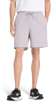 New Balance Sport Essential Short 7" Korte Broeken Heren - Grijs - Maat M - Poly Jersey Grey