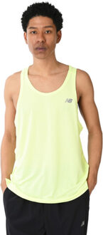 New Balance Sport Essential Singlet Heren geel