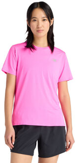 New Balance Sport Essential T-Shirt Dames roze - L