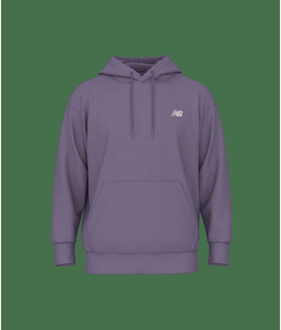 New Balance sport essentials fleece hoodie hoodie heren - Paars - XL