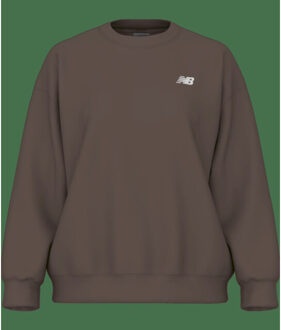 New Balance sport essentials french terry crew w sweater dames - Groen - M