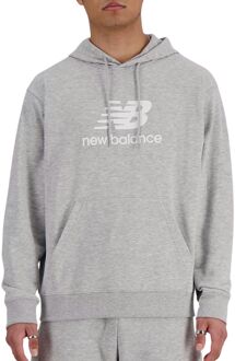 New Balance Sport Essentials French Terry Hoodie Heren lichtgrijs - wit - XL