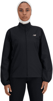 New Balance Sport Essentials Jacket Jassen Dames - Zwart - Maat M - Poly Jersey Black