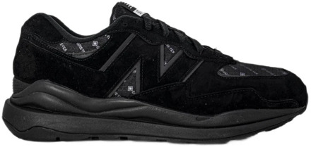 New Balance Sportieve Zwarte Sneakers voor Mannen New Balance , Black , Heren - 44 1/2 EU