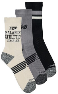 New Balance Sportsokken New Balance ACTIVE LIFESTYLE GRAPHIC CREW SOCKS 3 PACKS" Grijs - M,S,L