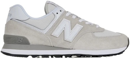 New Balance Suede en Mesh Sneakers - Grijs New Balance , Gray , Heren - 42 1/2 EU