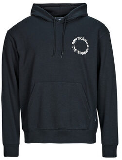 New Balance Sweater New Balance CIRCULAR LOGO HOODIE" Zwart - S, M, L, XL