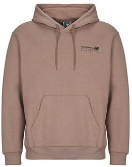 New Balance Sweater New Balance LINEAR GRAPHIC FLEECE HOODIE" Bruin - S, M, L, XL