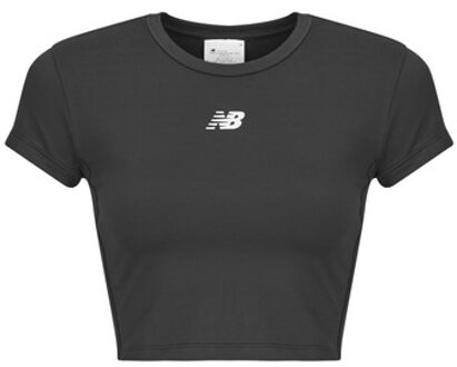 New Balance T-shirt Korte Mouw New Balance NB Harmony Fitted T-Shirt" Zwart - S, M, L, XL