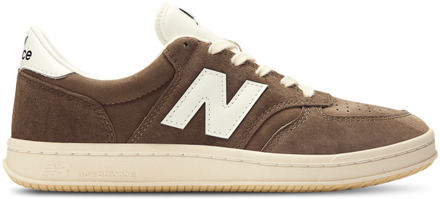 New Balance T500 Sneakers Heren - Beige - Maat 45.5 - Leer