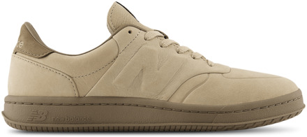 New Balance T500d Sneakers Heren - Beige - Maat 44.5 - Leer