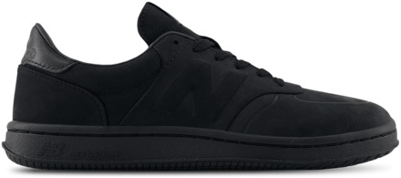 New Balance T500d Sneakers Heren - Zwart - Maat 43 - Leer Black