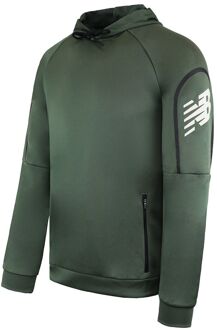 New Balance Tenacity Heren Groen Training Hoodie - L