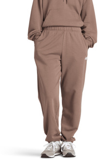 New Balance Terry Broeken Dames - Beige - Maat M - Katoen Jersey