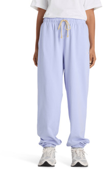 New Balance Terry Broeken Dames - Paars - Maat M - Katoen Jersey Purple