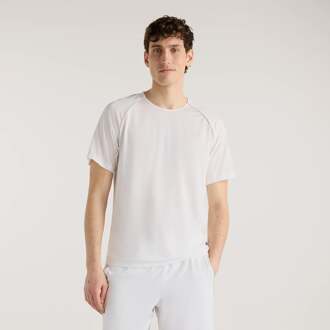 New Balance Tournament T-shirt Heren-wit, grijs - S