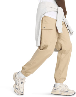 New Balance Twill Cargo Jogger Broeken Heren - Grijs - Maat L - Katoen Jersey Grey