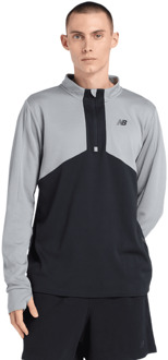 New Balance Utility Knit 1/4 Zip Trainingspakken Heren - Grijs - Maat XS - Poly Jersey Grey