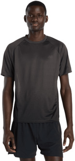 New Balance Viz-tech Run Tee T-shirts Heren - Zwart - Maat L - Poly Jersey Black