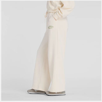 New Balance Wide leg dames broek | dames | | maat: l Ecru