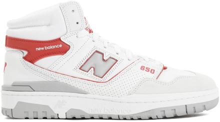 New Balance Wit Rood 650 Sneakers New Balance , Multicolor , Heren - 41 1/2 Eu,45 Eu,42 1/2 Eu,43 1/2 Eu,46 Eu,40 1/2 Eu,43 Eu,41 EU