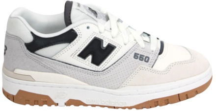 New Balance Witte Sneakers 550 Suede Details New Balance , Multicolor , Dames - 38 Eu,39 Eu,40 Eu,41 Eu,36 1/2 EU