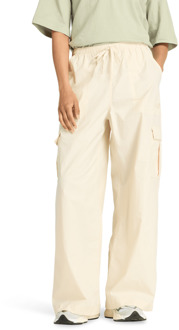 New Balance Woven Cargo Pant Broeken Dames - Beige - Maat L - Nylon