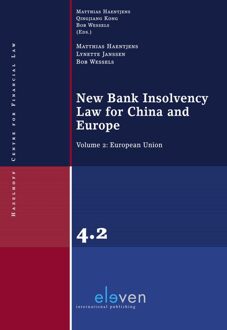 New Bank Insolvency Law for China and Europe - eBook Matthias Haentjens (9462746702)