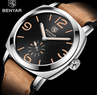 New BENYAR Top Brand Luxury Men's Automatic Mechanical Watches Mens Watches waterproof Men WristWatch Military Reloj Hombre 2020
