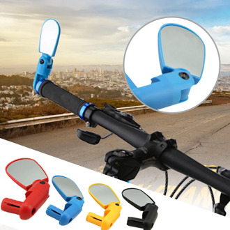 New Bike Rearview Mirror Bicycle Accessories Cycling Road Mountain Bike Handlebar Wide Angle Rear Rotate View Mirrors 1pcs