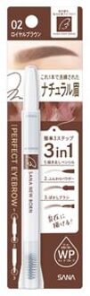 New Born Perfect Eyebrow Pencil 02 Royal Brown