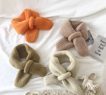 New Brand Scarf For Children Baby Warm Scarves Girls Winter Scarf For Kids Wool Collar Baby Scarves