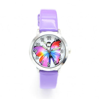 New Butterfly Desgin Kids Fashion Ladies Watches Quartz Children Jelly Boy Girl Student Wristwatch Relogio Kol Saati Clock