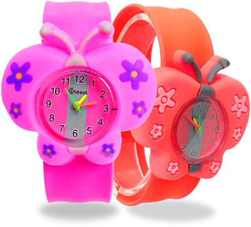 New Butterfly Watch Children Gifts Kids Watches Girls Digital Electronic Waterproof Sports Child Watch Students Clock Baby Toys