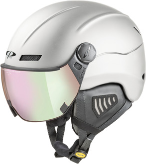 New Camurai skihelm wit - meekleurend & polariserend vizier - 53 - 55 cm [S]