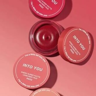 New Canned Lip & Cheek Mud - 3 Colors #PD01 Berry Red - 5g