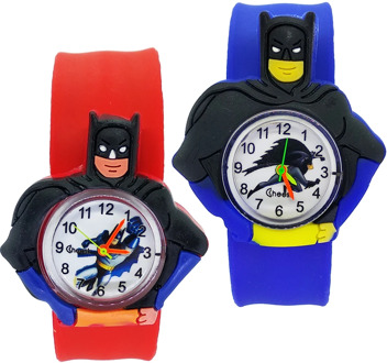 New Cartoon Batman Toys Slap Watch Child Sports Quartz Wristwatches Digital Children Watch Baby Gift Kids Watches Students Clock