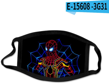 New Cartoon Disney Spider-Man Adult Kids Cottons Masks Print Boys Girls Dustproof Earloop Anti-dust Pollution Face Mouth Mask