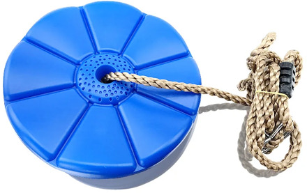 New Children Round Blue Disc Swing Toys Adjustable Kids Round Rope Swings Plastic Swing Outdoor Entertainment Toys