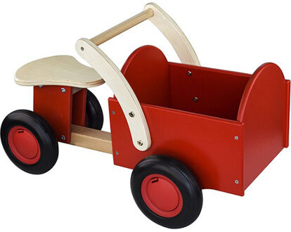 New Classic Toys Bakfiets - Road Star - Rood - Zadelhoogte is 24 centimeter