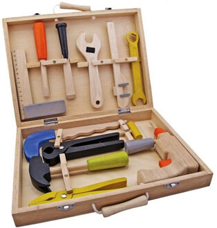New Classic Toys gereedschapskist met 12 onderdelen