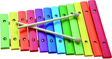 New Classic Toys Houten Xylofoon 12 toons Gekleurd