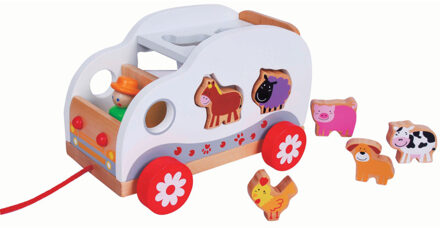 New Classic Toys Lelin Toys - Vormentruck - Dieren - 8 delig