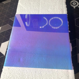 New color Laser Plexiglass PMMA plastic Sheet acrylic board organic glass polymethyl methacrylate 2/3/5mm thickness 200*200mm
