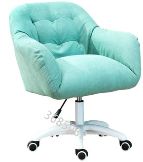 New Computer Flannel Chair Lifting Rotary Sofa Chair for Office and Home Iron frame Game Chairs with Quality Soft Sponge