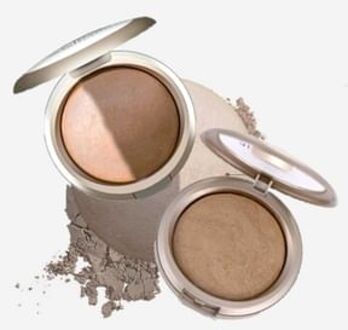 New Contour Powder - 2 Colors #03 Light Skin + Brown - 7.2g
